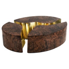 Paradise Walnut Oval Coffee Table