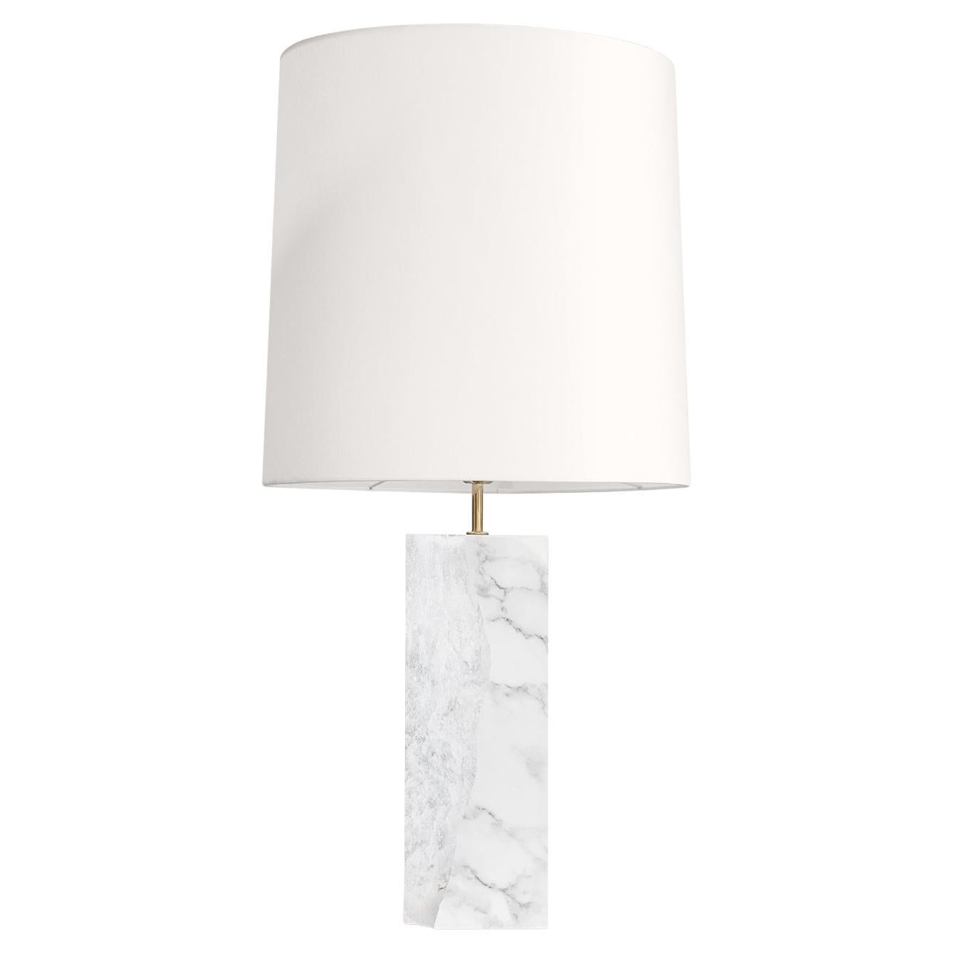 Lampe de table en marbre blanc Paradise