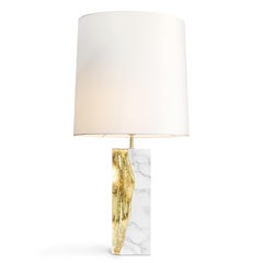 Paradise White Marble Table Lamp