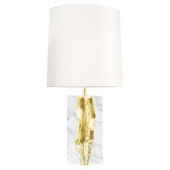 Lampe de table en marbre blanc Paradise