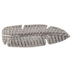 Paradisica Diamond Ring in 18K White Gold, 1.34ct Diamond Pavé  Size 54