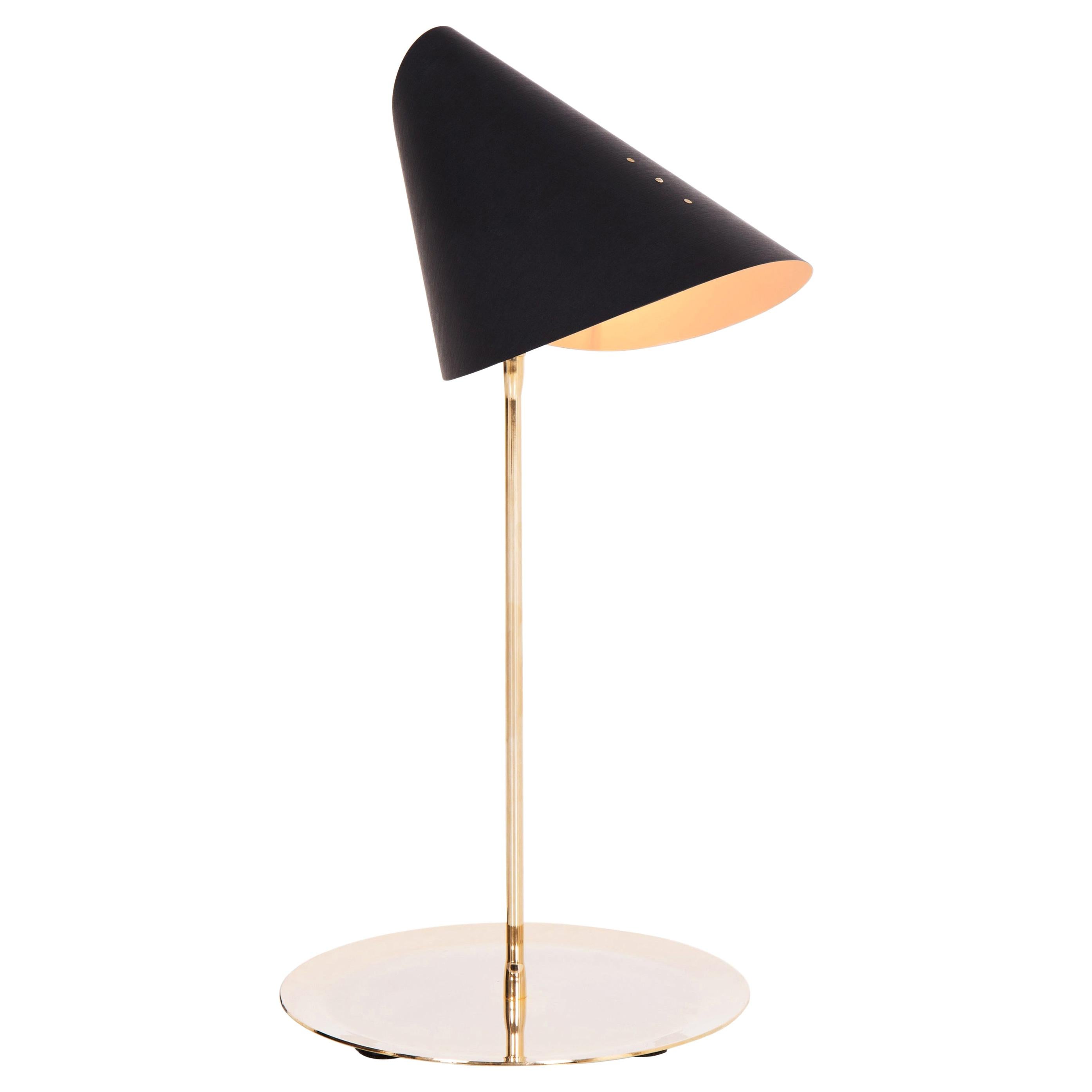 Paradisoterrestre Rue Férou Table Lamp in Black Polished Bronze by Man Ray