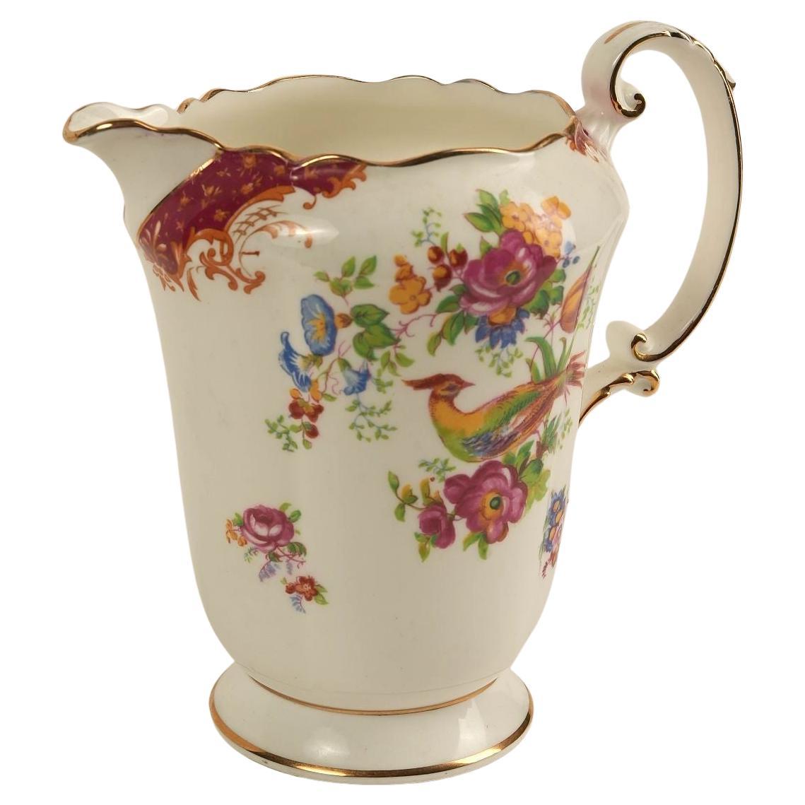 Paragon "Rockingham" Hand-Painted Bone China Creamer