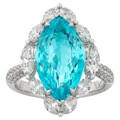 Paraiba Ring, 5.68 Carats