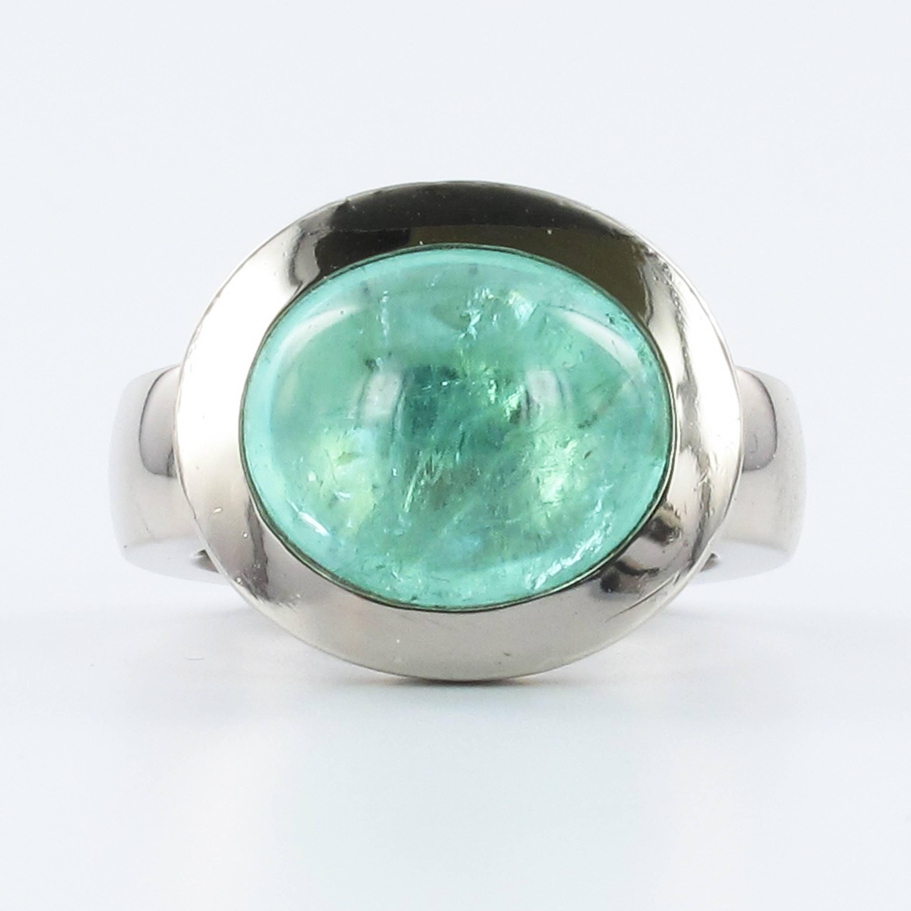 Paraiba Turmalin-Goldring von Jochen Pohl (Zeitgenössisch)