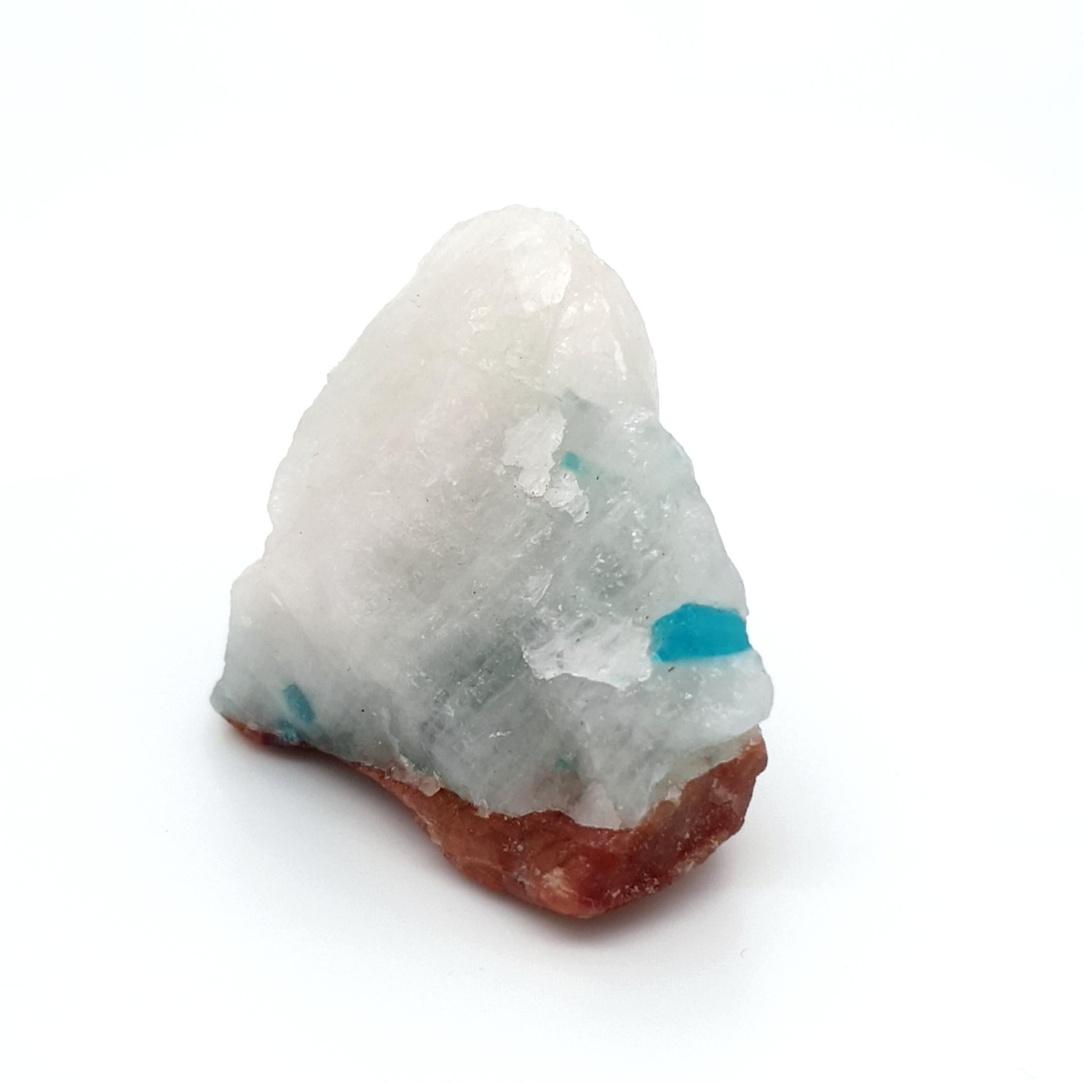 Arts and Crafts Paraiba Tourmaline Crystal in Matrix, Mineral Specimen