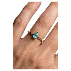 Paraiba tourmaline ring