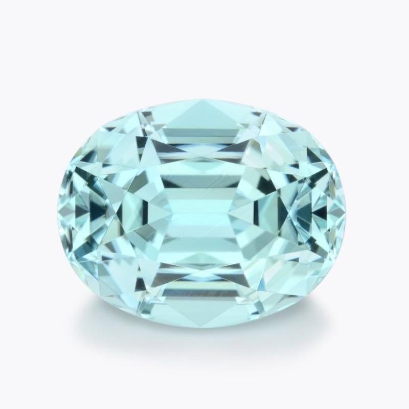 Oval Cut Rare 16-Carat Oval Paraiba Tourmaline – Luxury Gemstone by Merkaba Beverly Hills For Sale