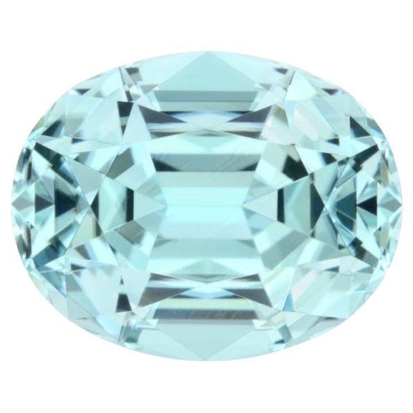 Rare 16-Carat Oval Paraiba Tourmaline – Luxury Gemstone by Merkaba Beverly Hills For Sale