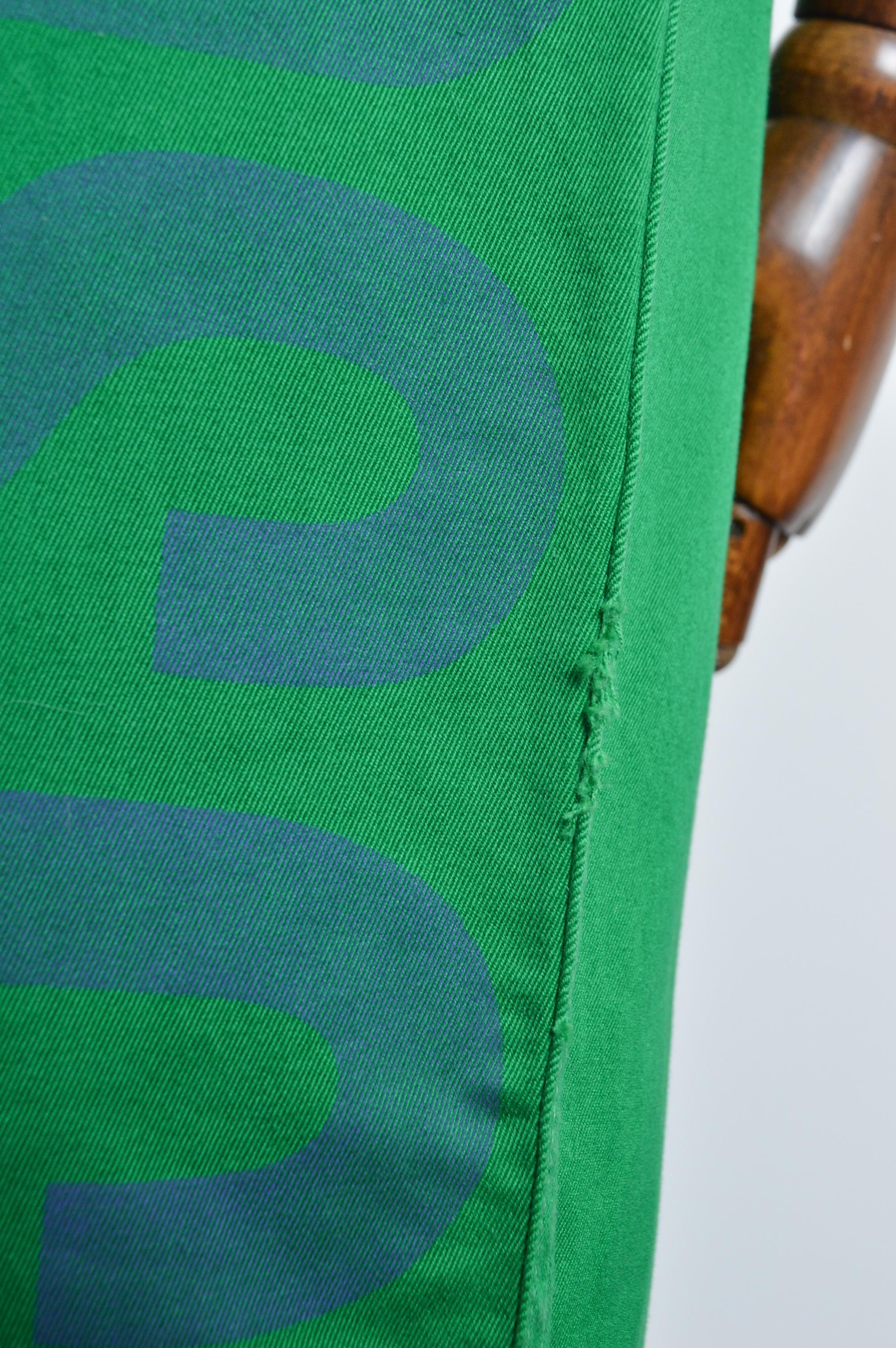 Parakeet 1990's Green Spell out Moschino Jeans a vita alta - Pantaloni in vendita 2