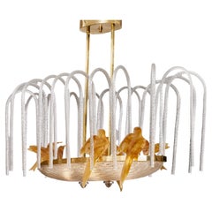"Parakeet" chandelier by Studio Glustin