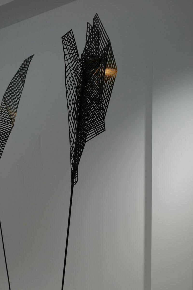 Tessuto a mano Parallax Floor Light di Marleen Kaptein, 2023 in vendita