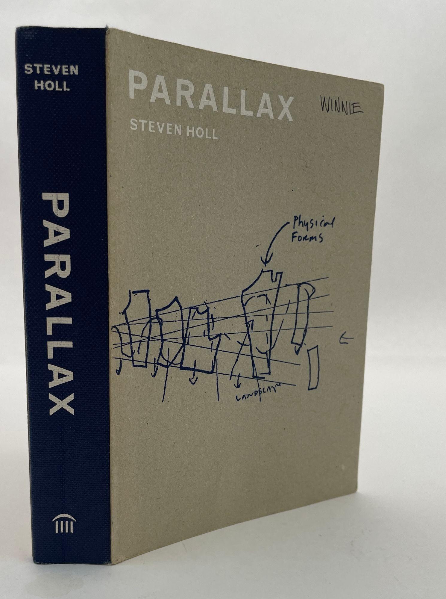 Américain Paperback Parallax de Steven Holl Architect, 1ère édition 2000 Livre en vente