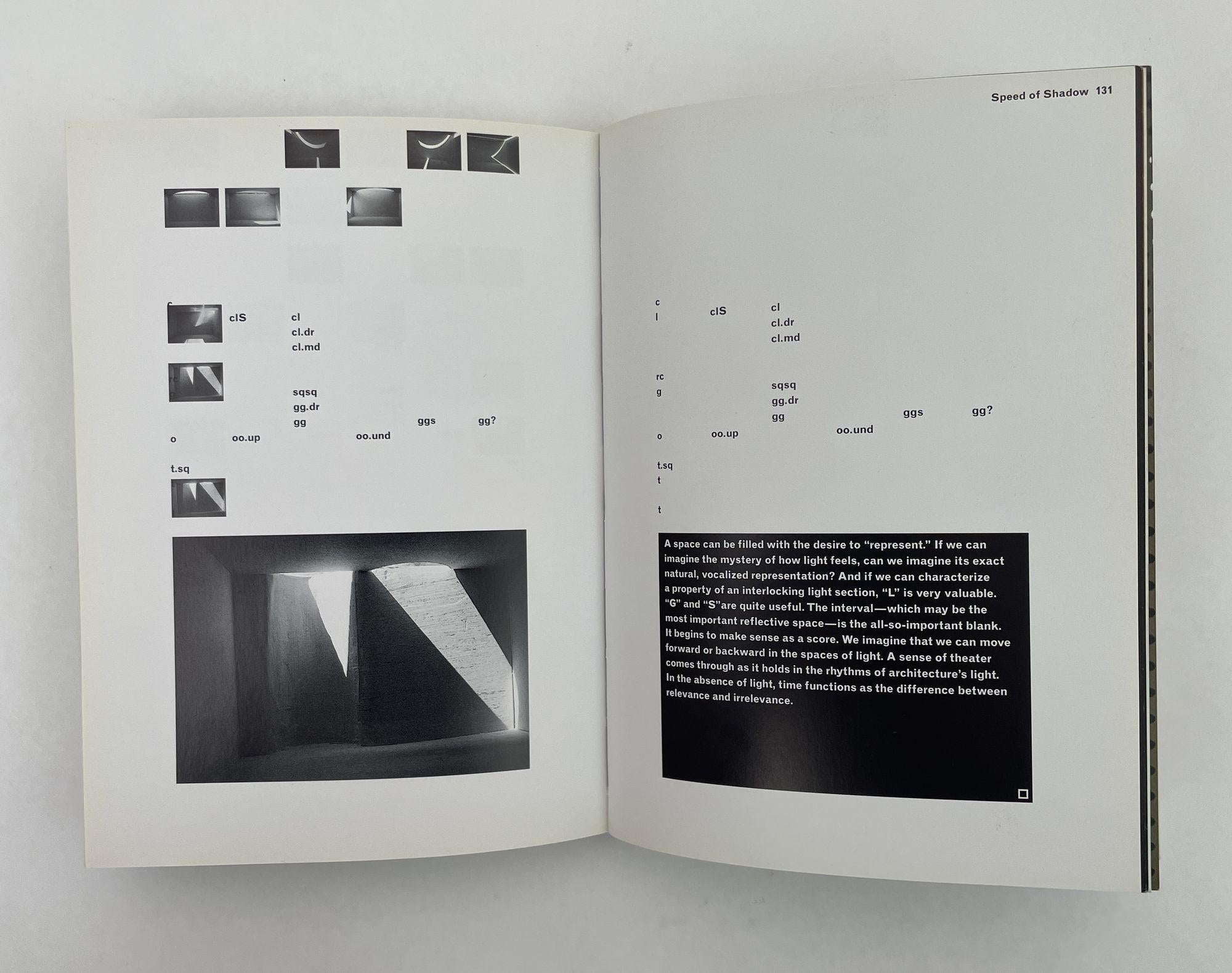 Paperback Parallax de Steven Holl Architect, 1ère édition 2000 Livre en vente 2