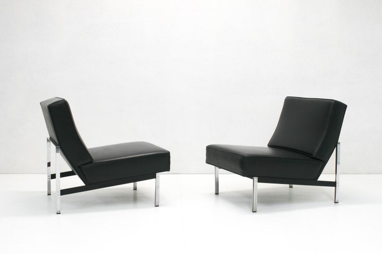 Parallel Bar Armchairs & Sofa by Florence Knoll for Knoll International 4