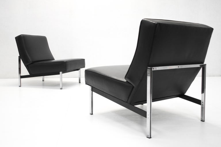 Parallel Bar Armchairs & Sofa by Florence Knoll for Knoll International 11