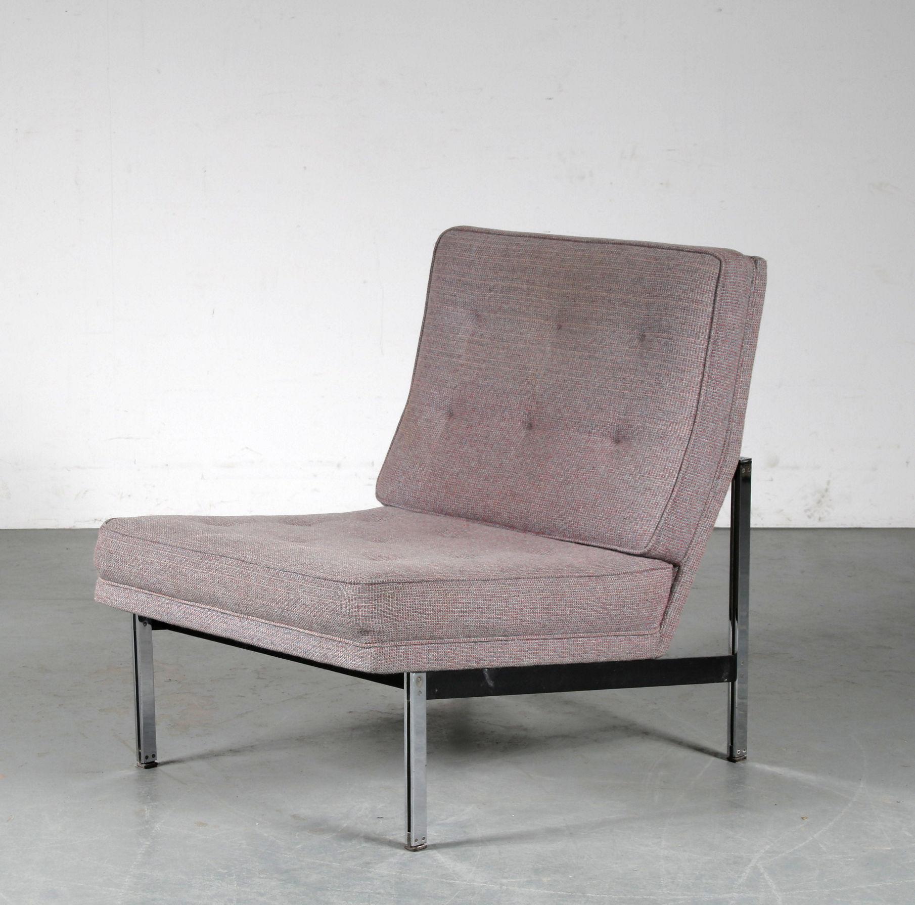 “Parallel Bar” Lounge Chair by Florence Knoll for Knoll International, USA 1960 In Good Condition In Amsterdam, NL