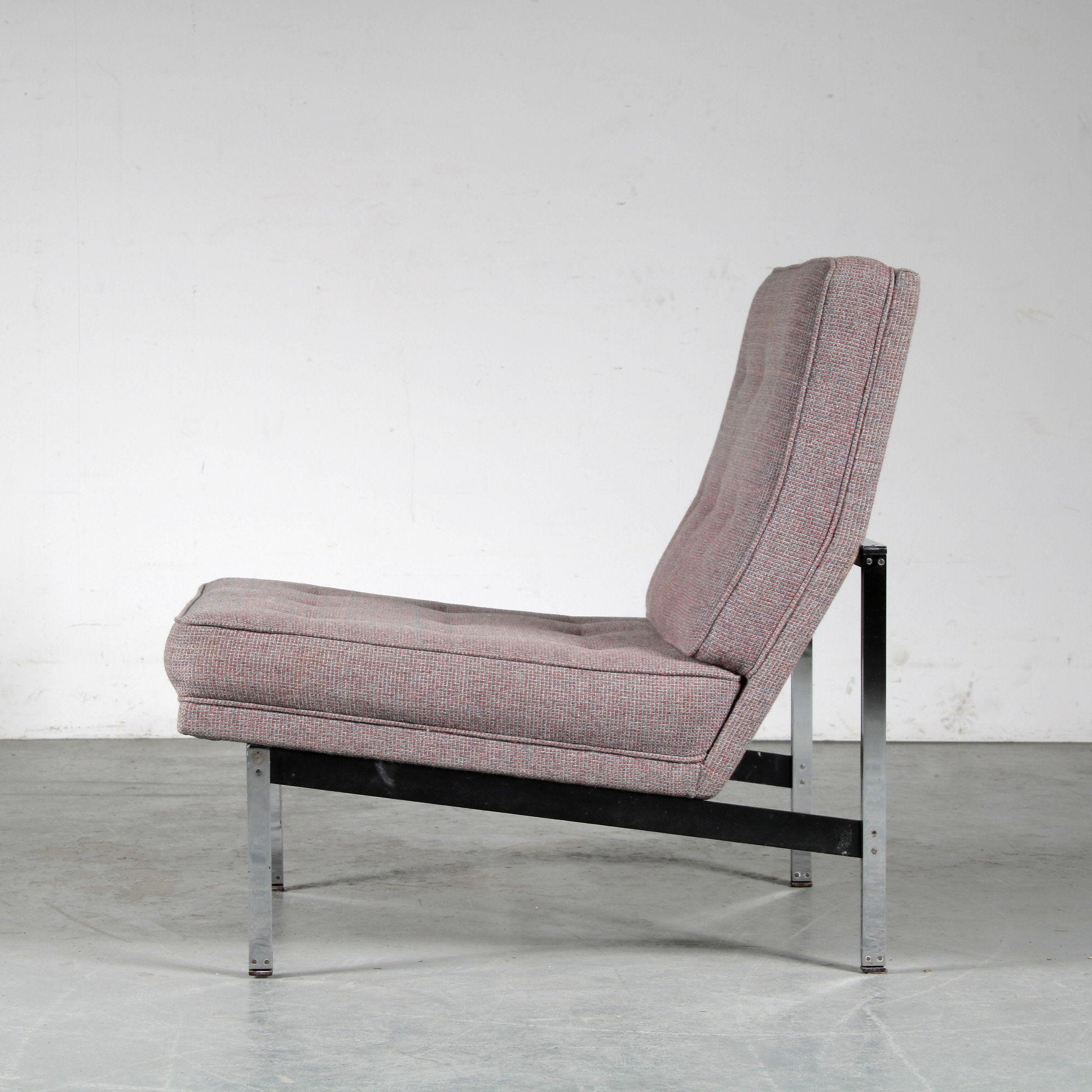 Mid-20th Century “Parallel Bar” Lounge Chair by Florence Knoll for Knoll International, USA 1960