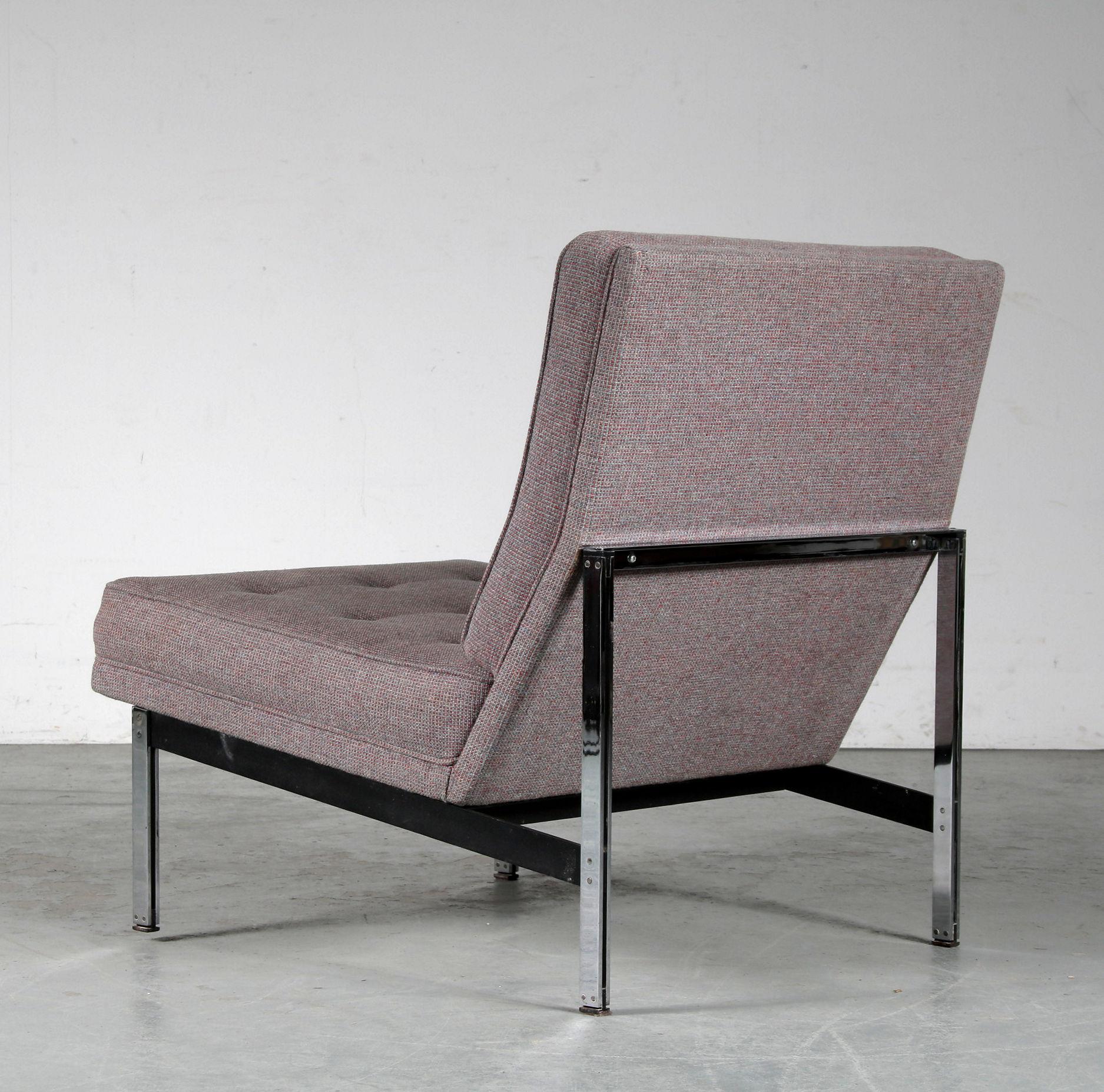 Metal “Parallel Bar” Lounge Chair by Florence Knoll for Knoll International, USA 1960