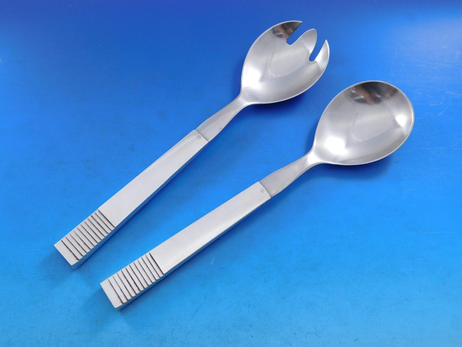 Parallele by Georg Jensen Sterlingsilber-Besteck für 12 Personen Service 64 Teile im Angebot 2