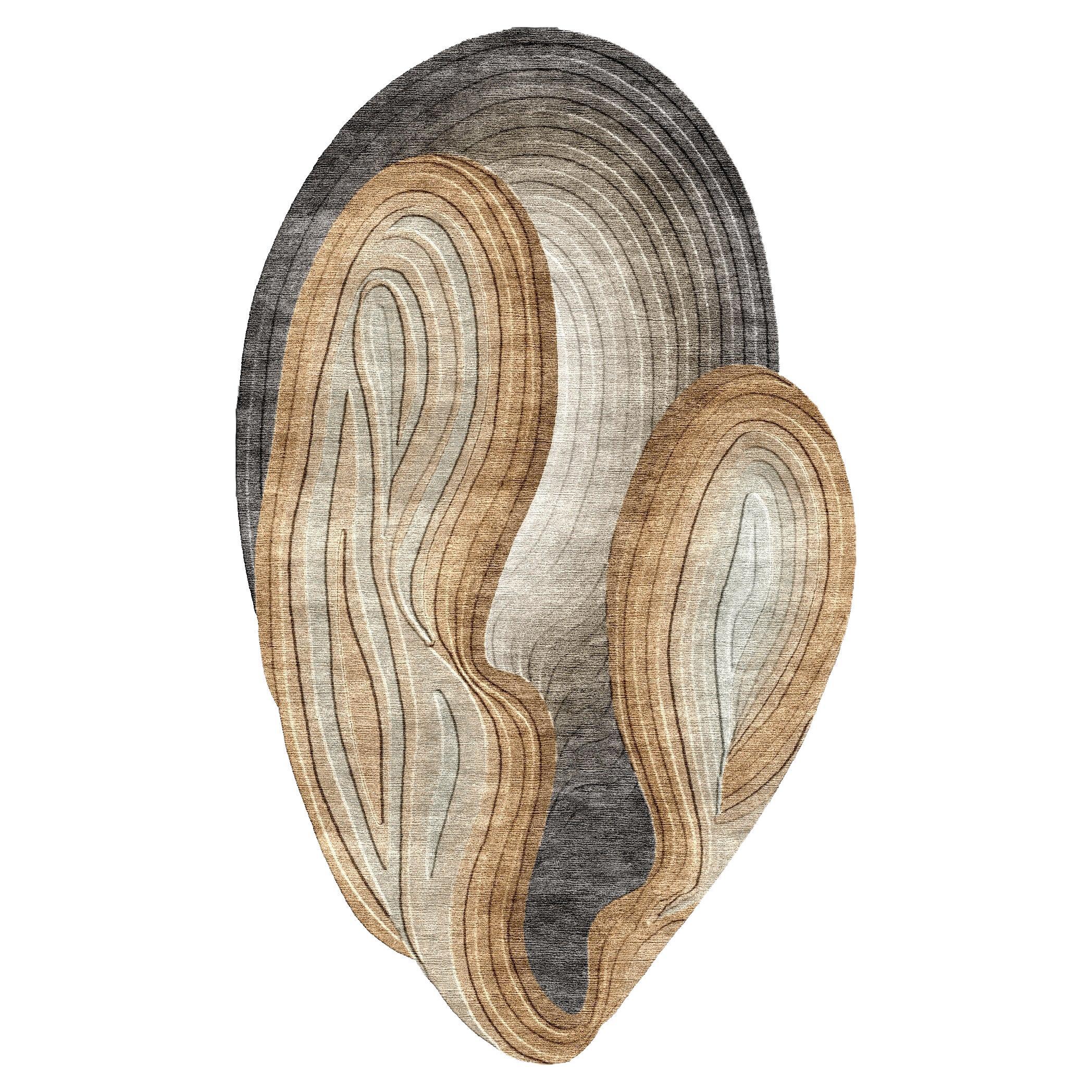 PARALLEL DRIFT - Tapis fait main sur mesure par Rugs 
Co. en vente