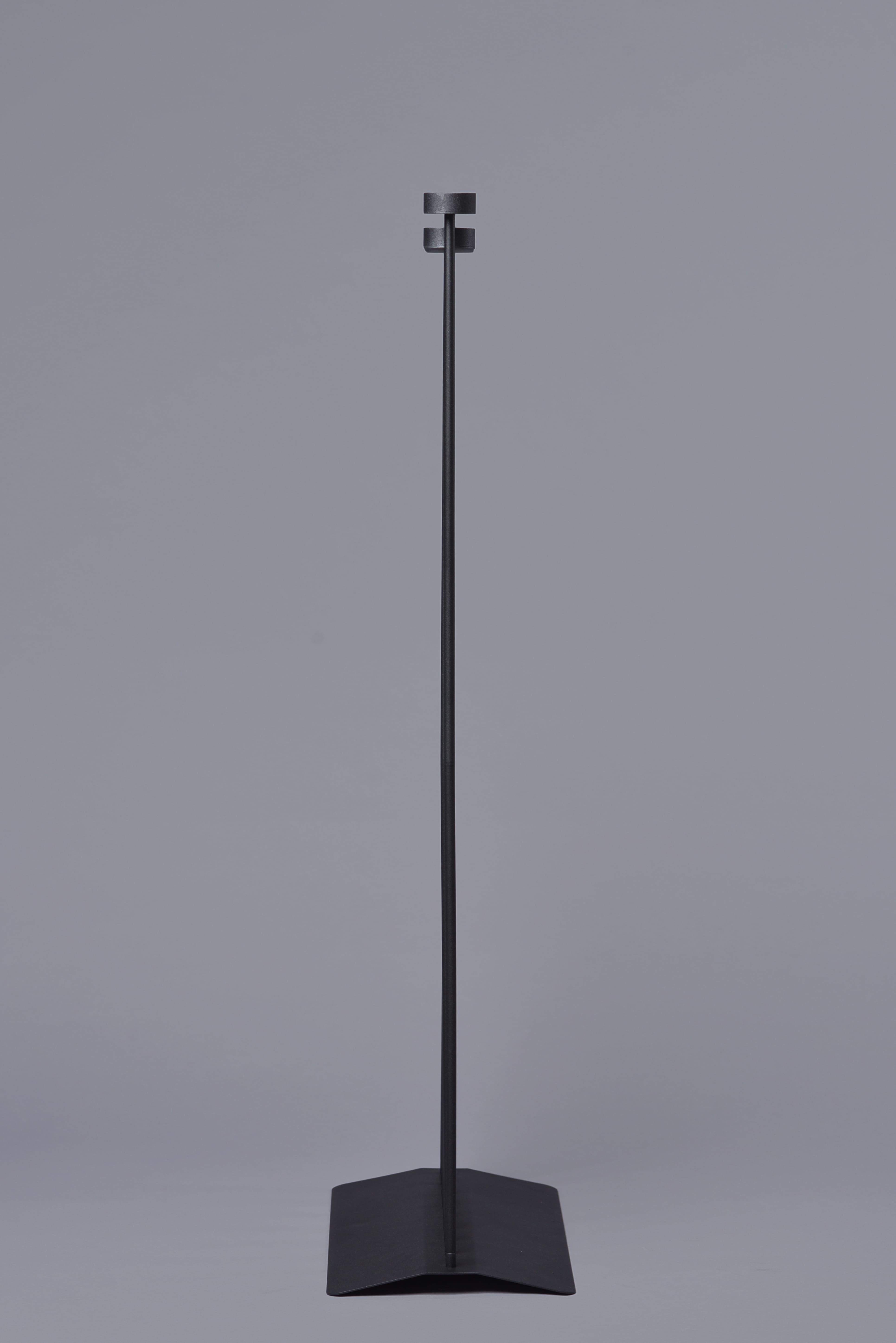 Ukrainian PARALLEL candleholder 130сm, minimalistic Hanukkah menorah by Ivan Voitovych For Sale