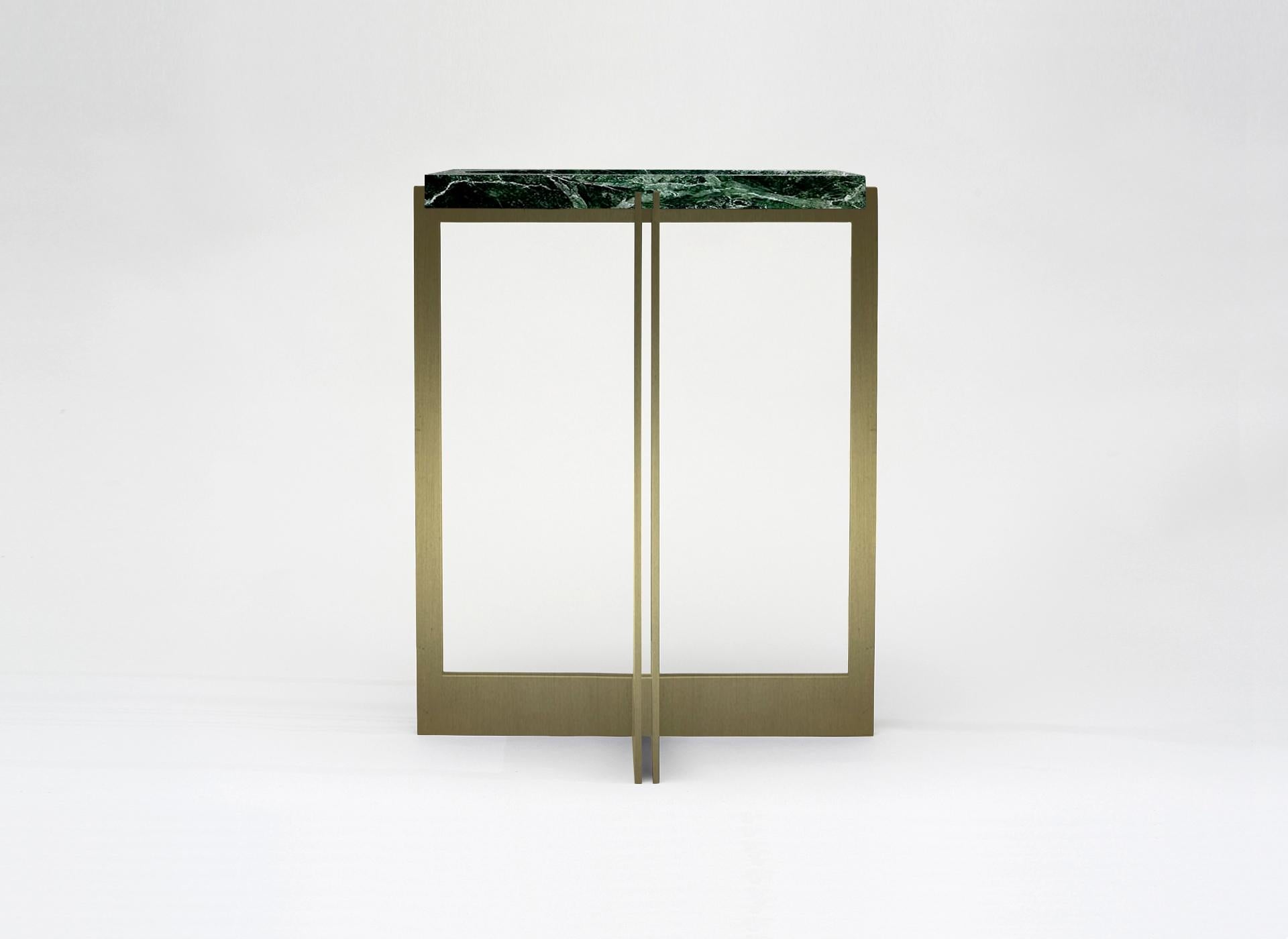 Contemporary Parallel Side Table For Sale