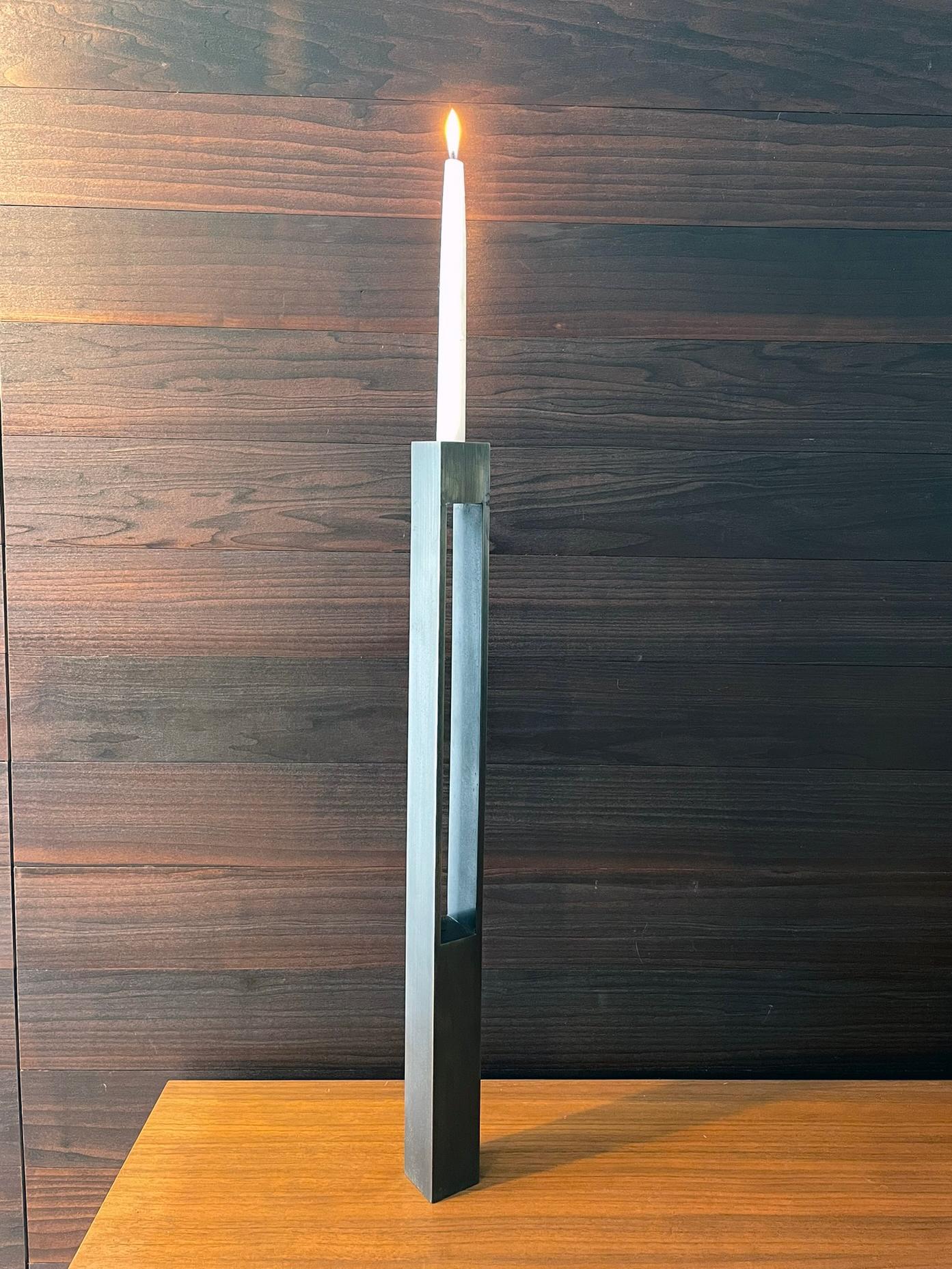 Contemporary Parallel Stem Candle Pedestal  - 23