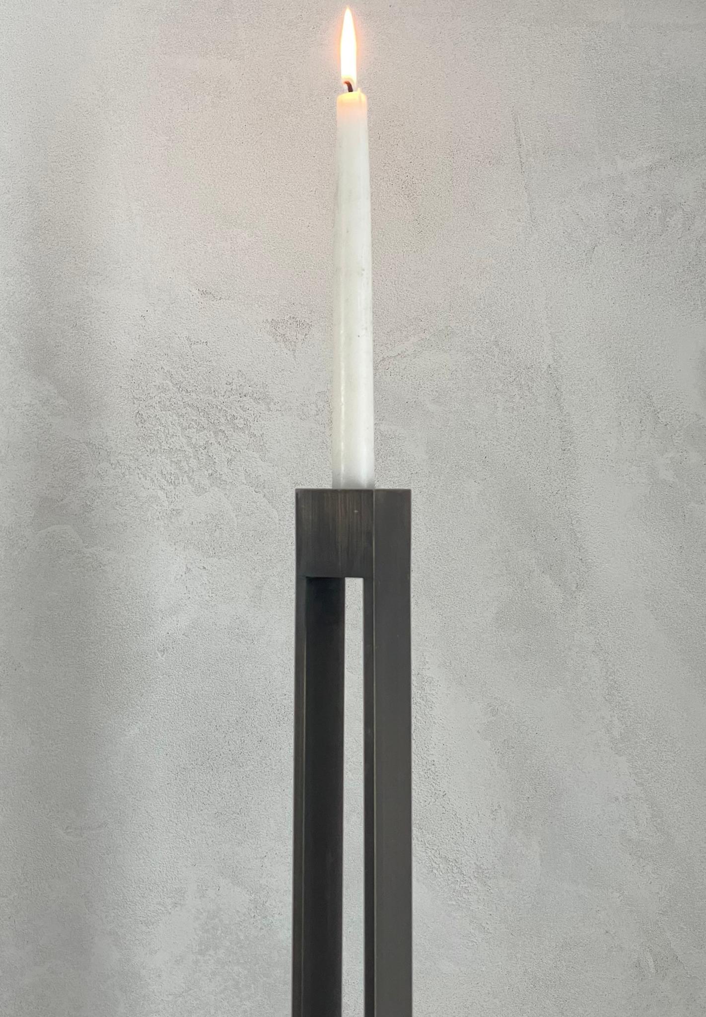Welded Parallel Stem Candle Pedestal  - 56.5
