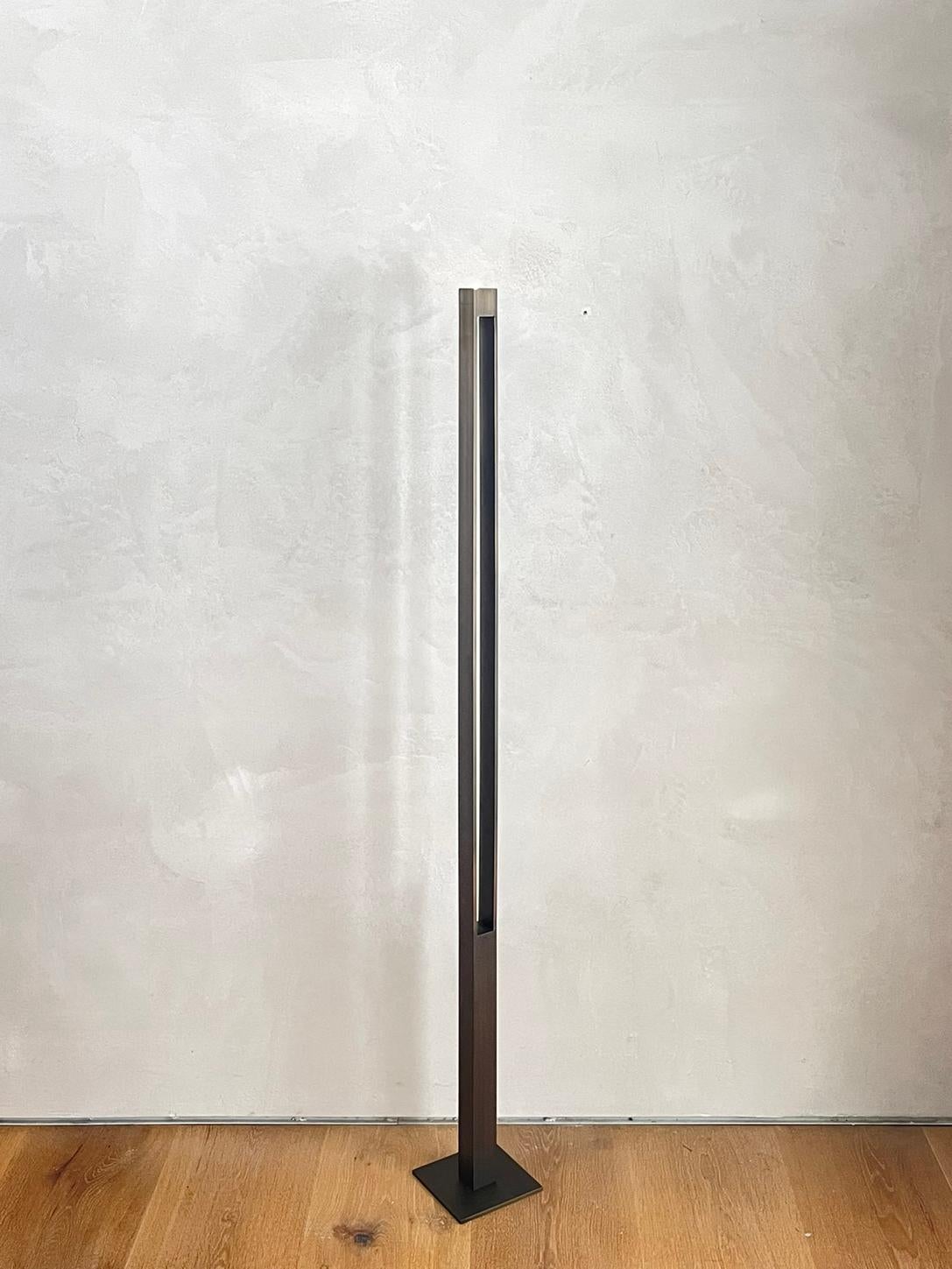 Contemporary Parallel Stem Candle Pedestal  - 56.5