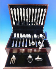 Paramount by Kirk Sterling Silver Flatware Set for 12 Service 64 Pieces Modern