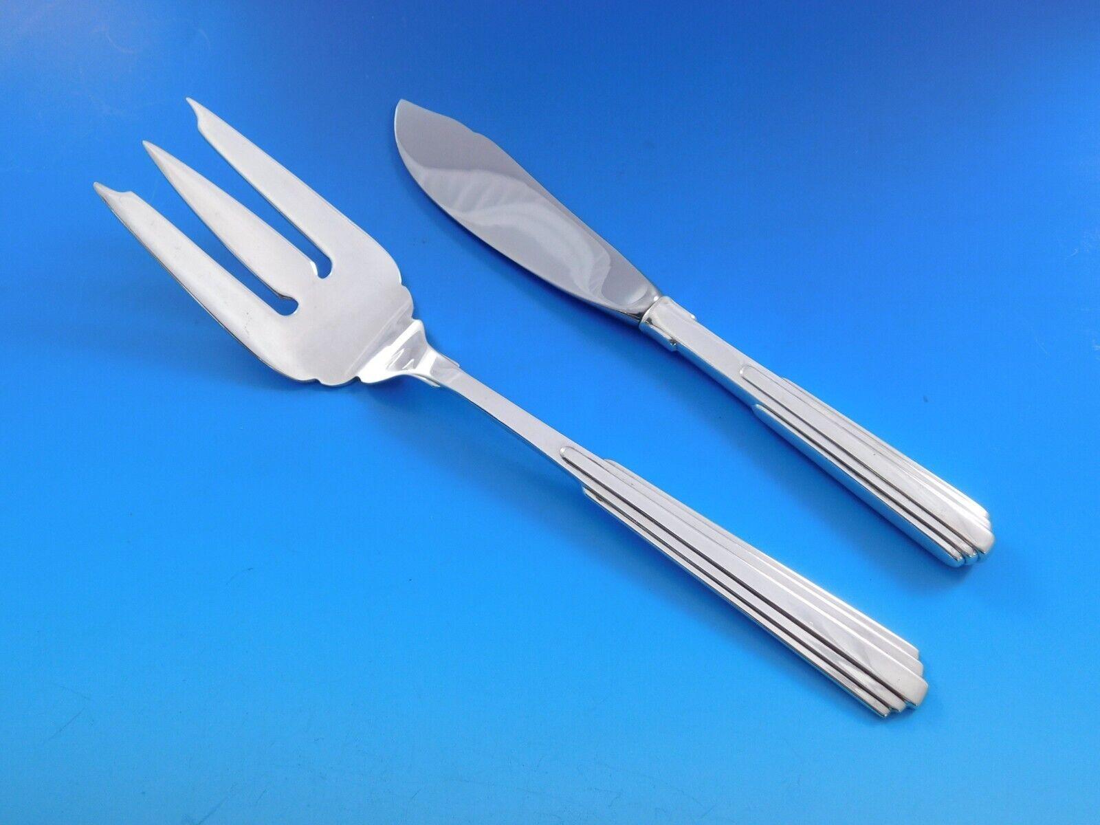 Paramount by Kirk Sterling Silver Flatware Set for 12 Service 66 pieces in Chest en vente 2