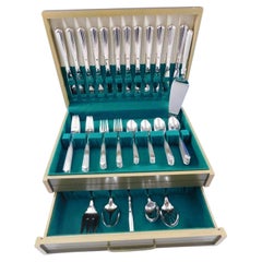 Paramount by Kirk Sterling Silver Flatware Set for 12 Service 66 pieces in Chest