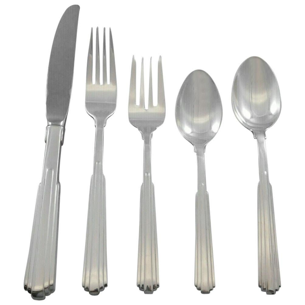 Paramount by Kirk Sterling Silver Flatware Set for 8 Service 40 Pieces Modern