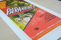 Paranoiac '1963' Original Vintage Poster Linen Backed