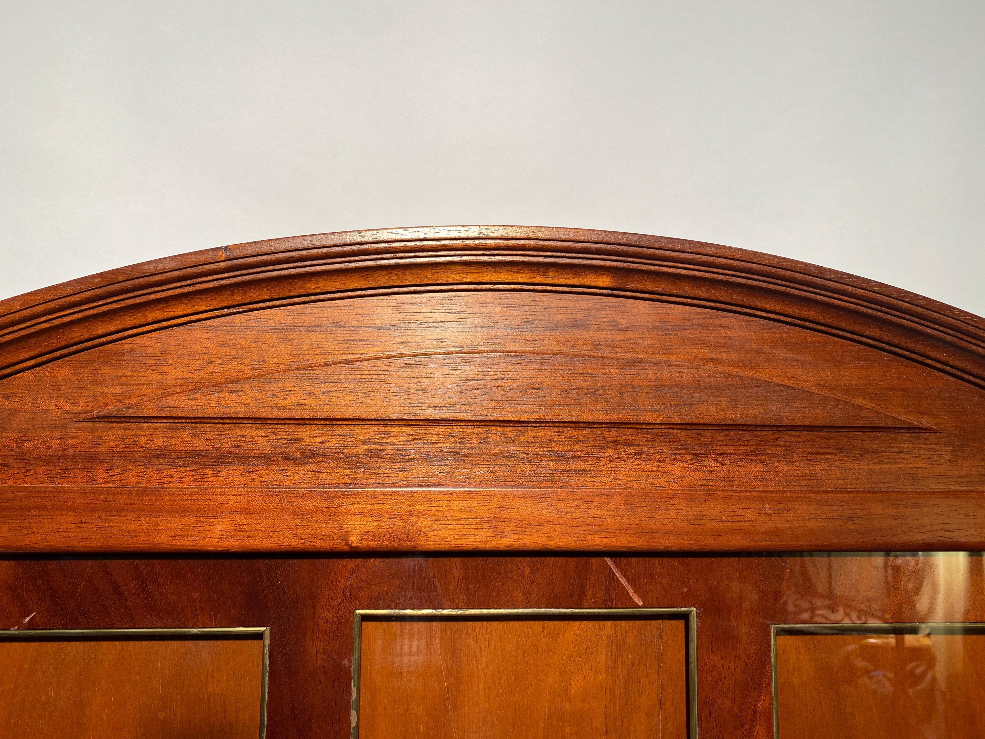 Mid-20th Century Mahogany Screen By Madeleine Castaing