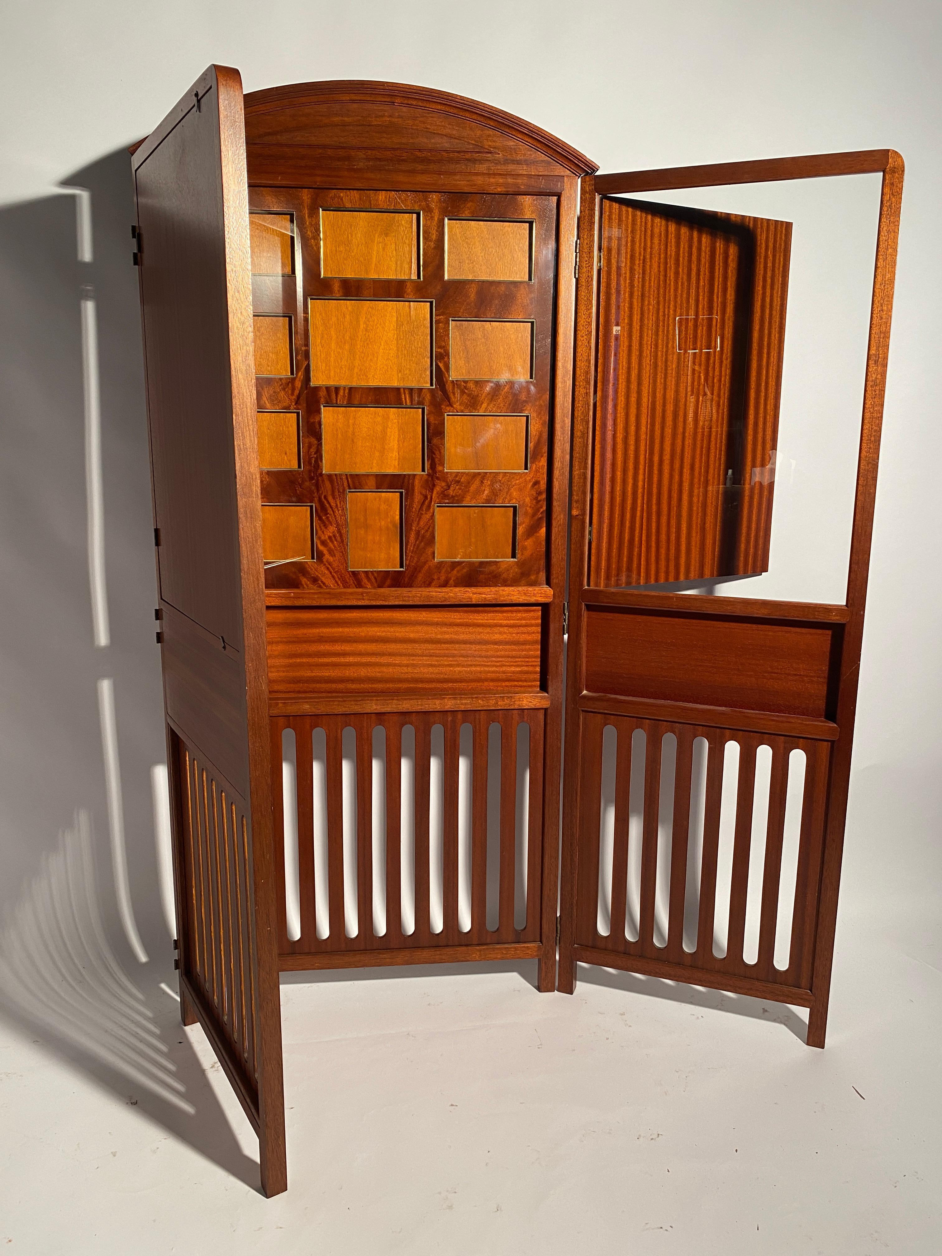Mahogany Screen By Madeleine Castaing For Sale 3