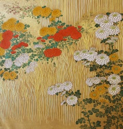 Two-panel screen of " Rinpa School"