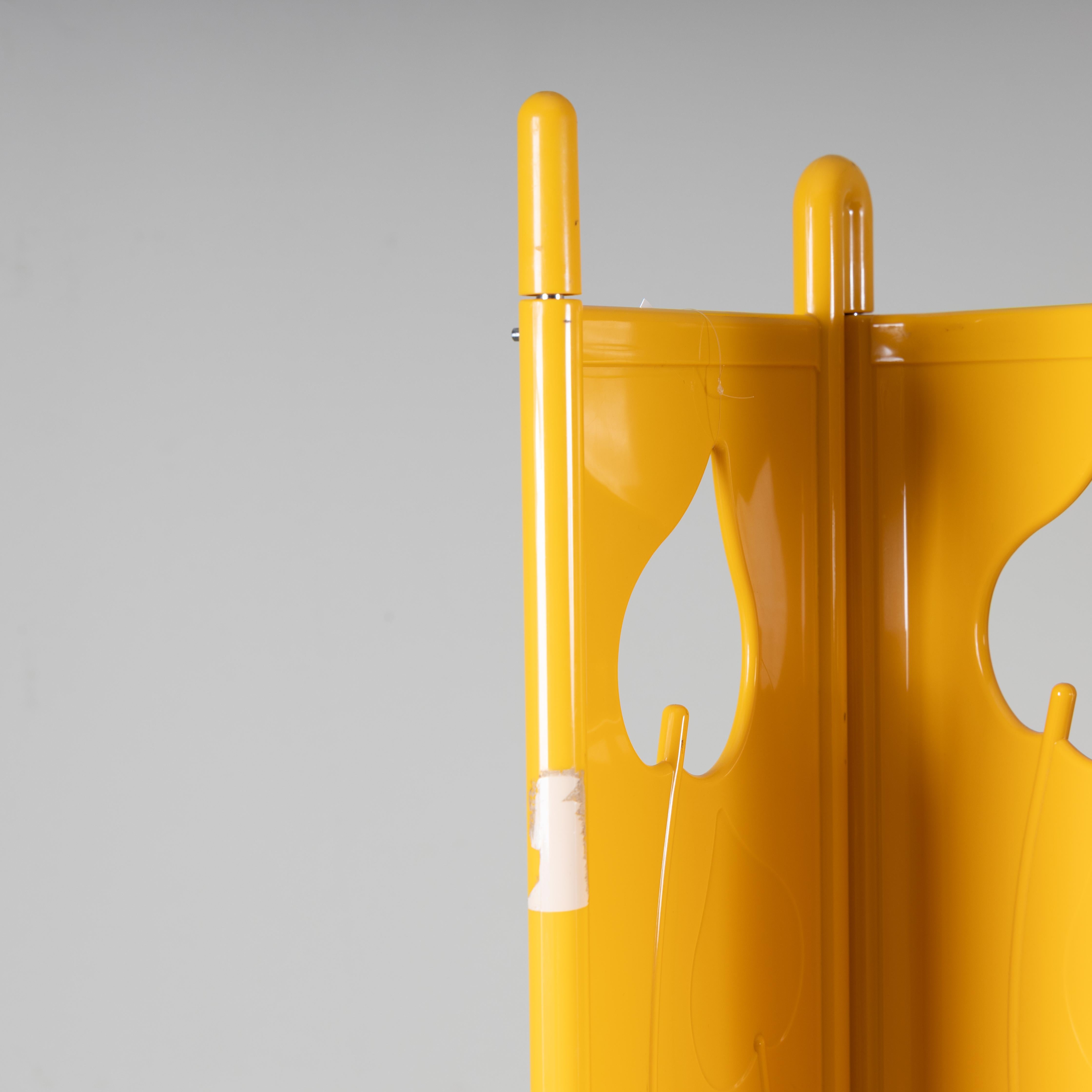 Paravento giallo, stile postmoderno, 1980 in vendita 8
