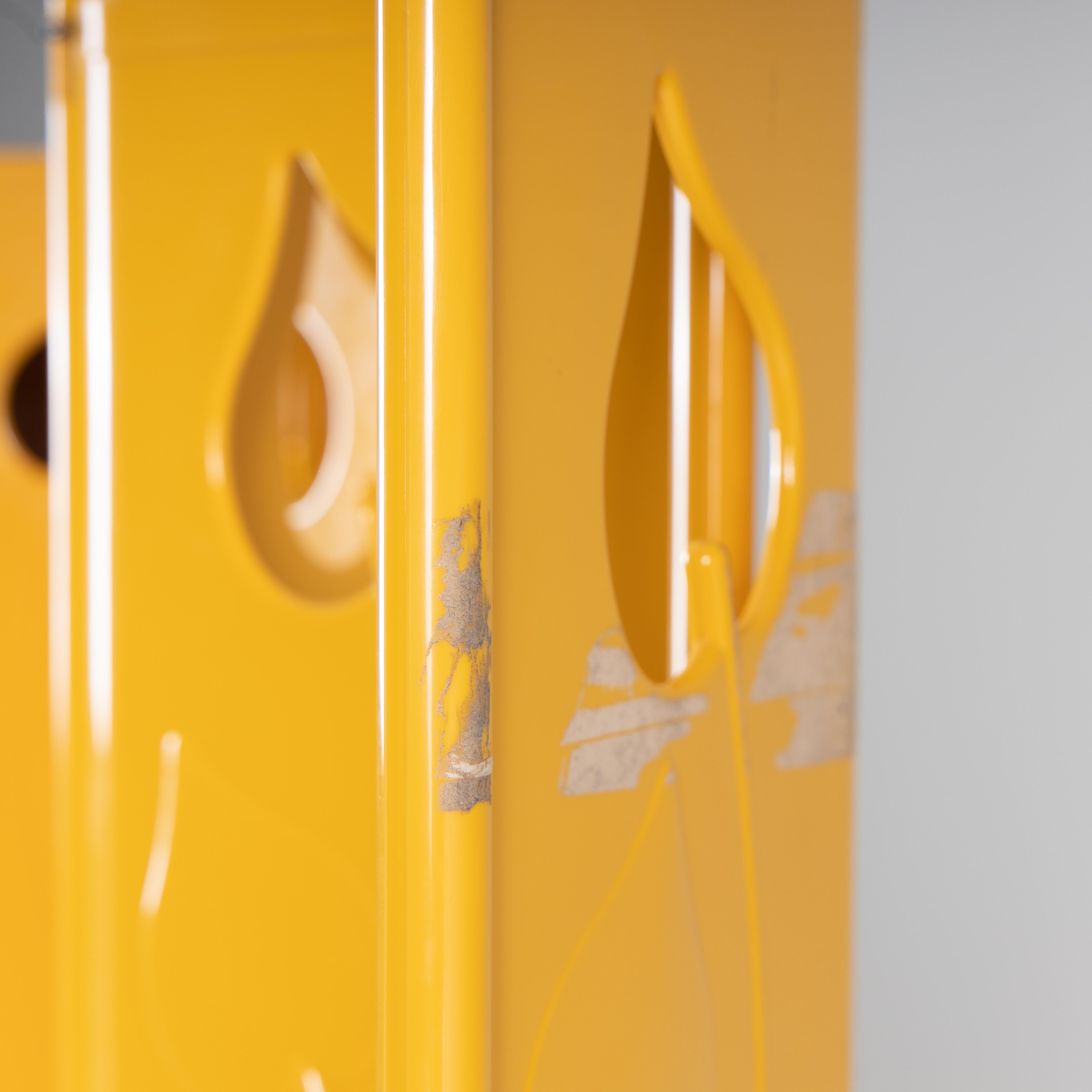 Paravento giallo, stile postmoderno, 1980 in vendita 10