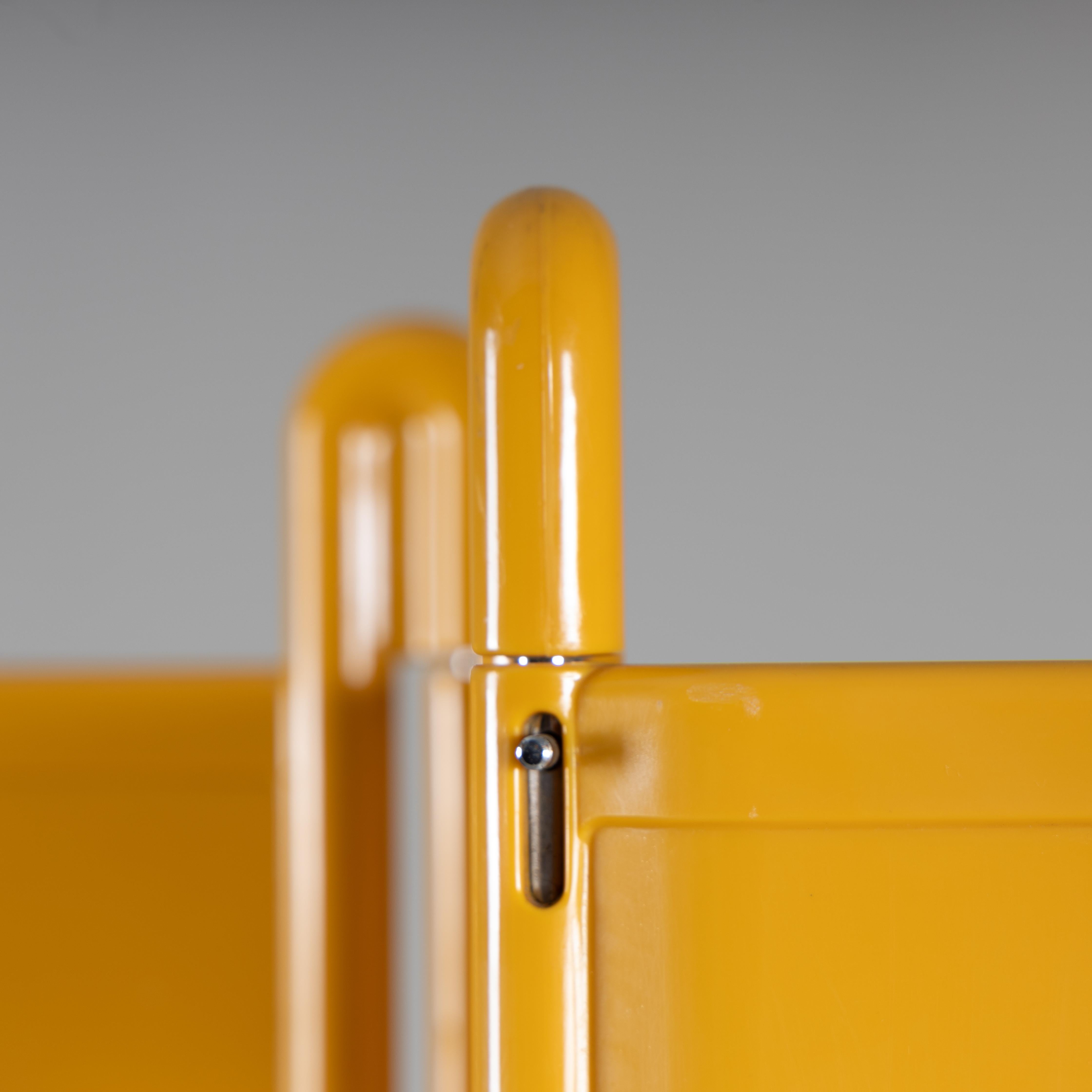 Paravento giallo, stile postmoderno, 1980 in vendita 11
