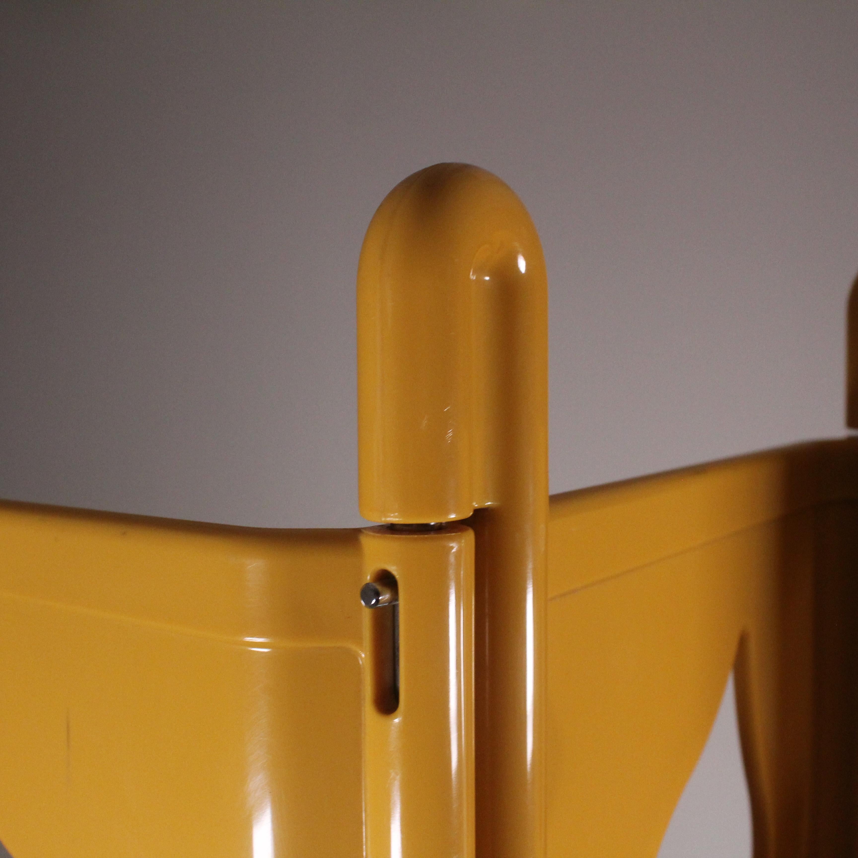 Paravento giallo, stile postmoderno, 1980 in vendita 2