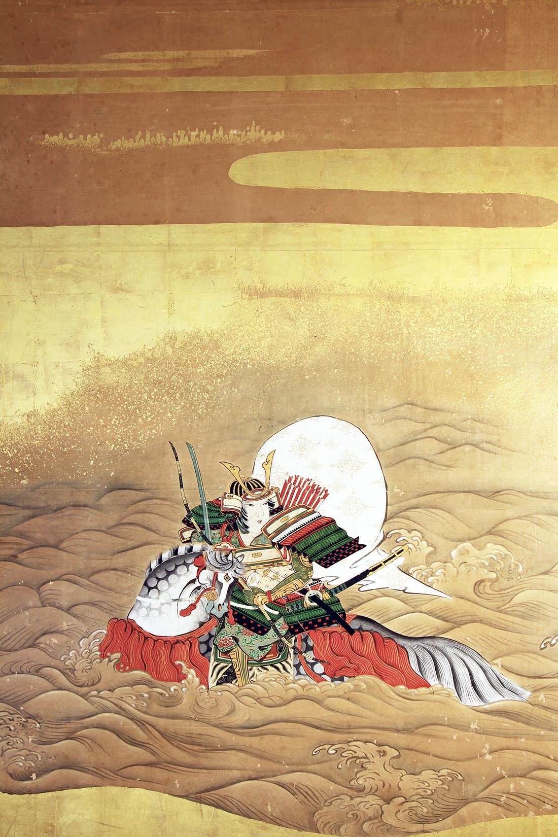Japanese Paravento Giapponese Samurai