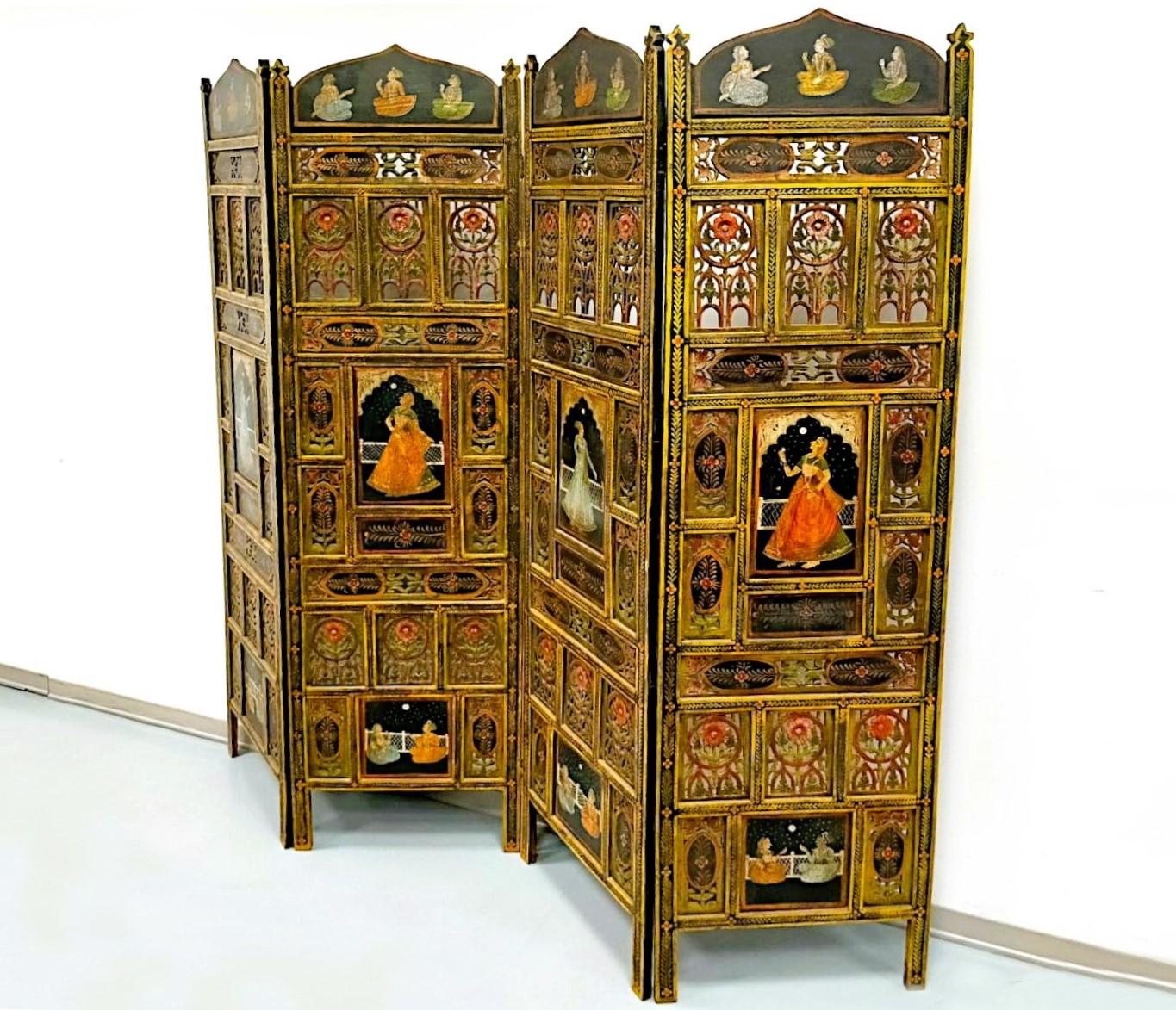 Fretwork Early 20th century Indian screen For Sale