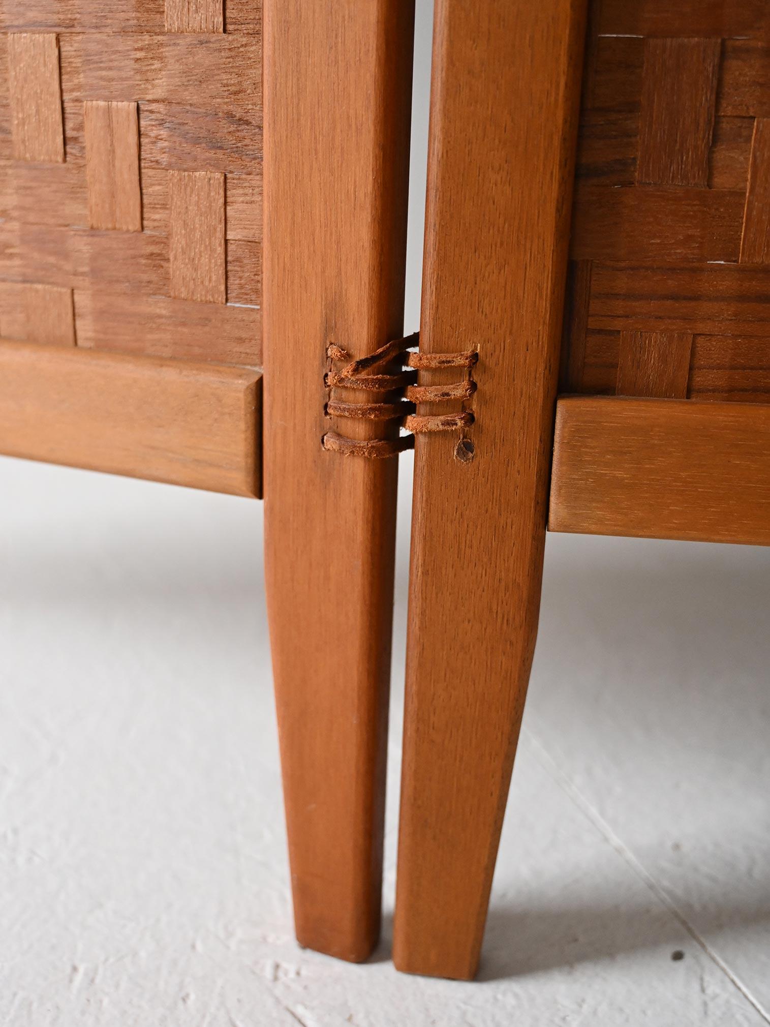 Paravento scandinavo Spåna in teak anni ’50/60 In condizioni buone in vendita a Brescia, IT