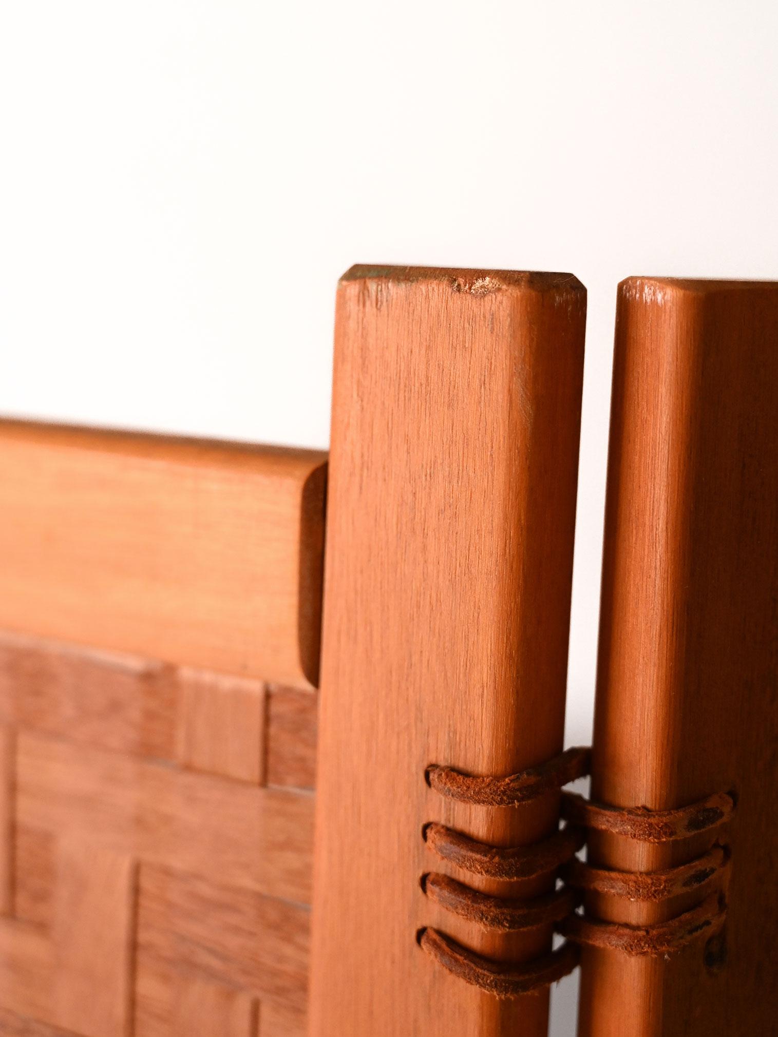 Pelle Paravento scandinavo Spåna in teak anni ’50/60 in vendita