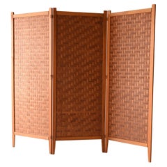 Paravento scandinavo Spåna in teak anni ’50/60