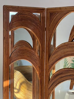 Mid-Century Modern Bamboo Room Divider by Southern Nurseries, Crystal, 1975
