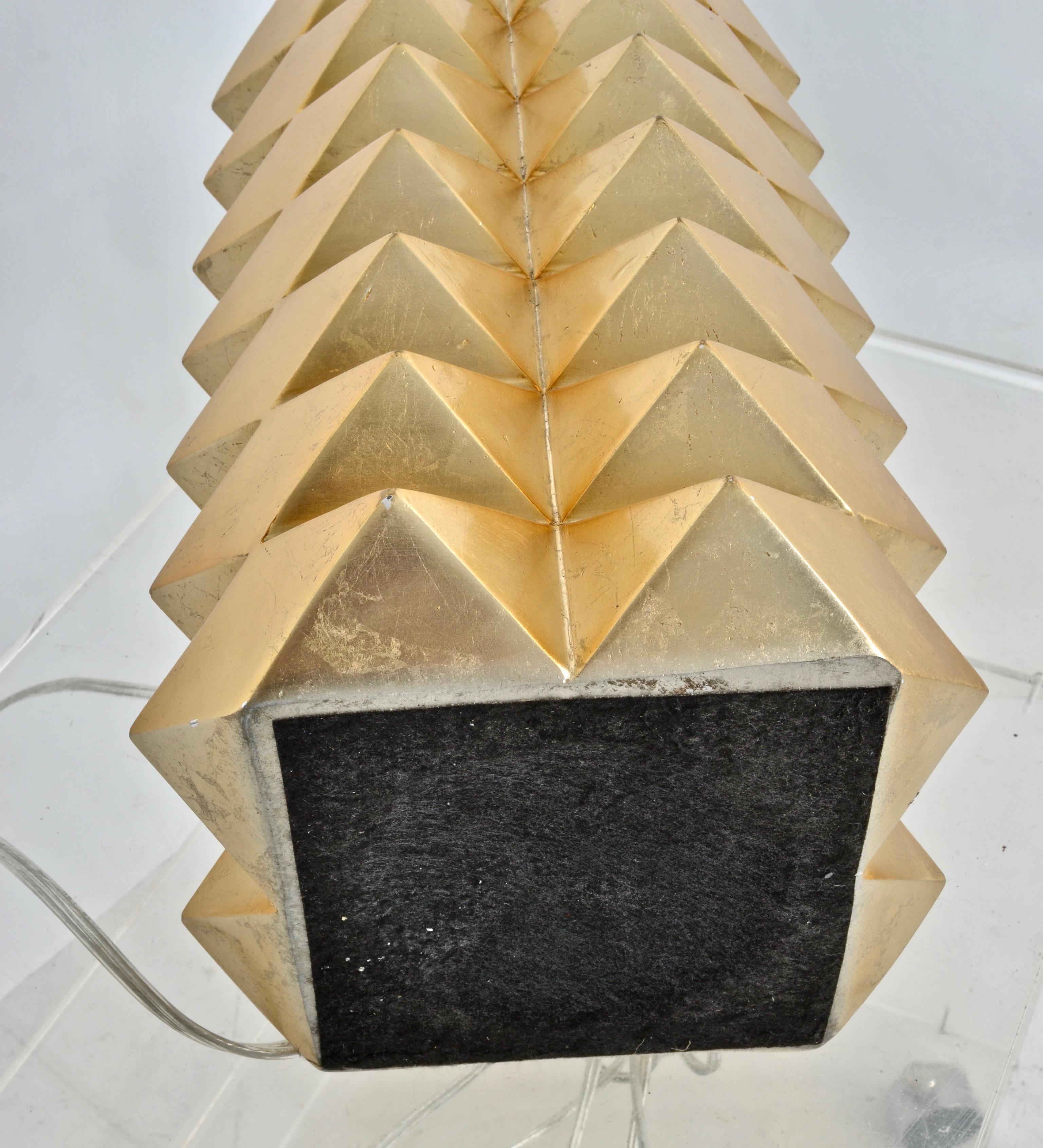 Parcel Gilded Geometric Form Table Lamp 1