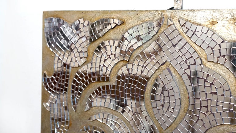 Parcel Gilt Art Deco Style Mosaic Mirror Tile Wall Panel For Sale at ...